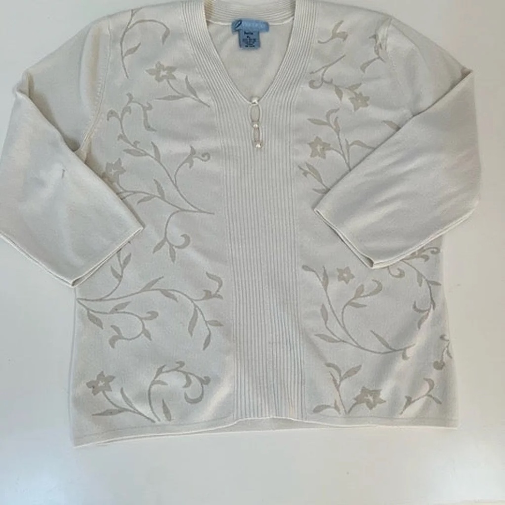 Designers Originals Lightweight Knit Top PL Ivory